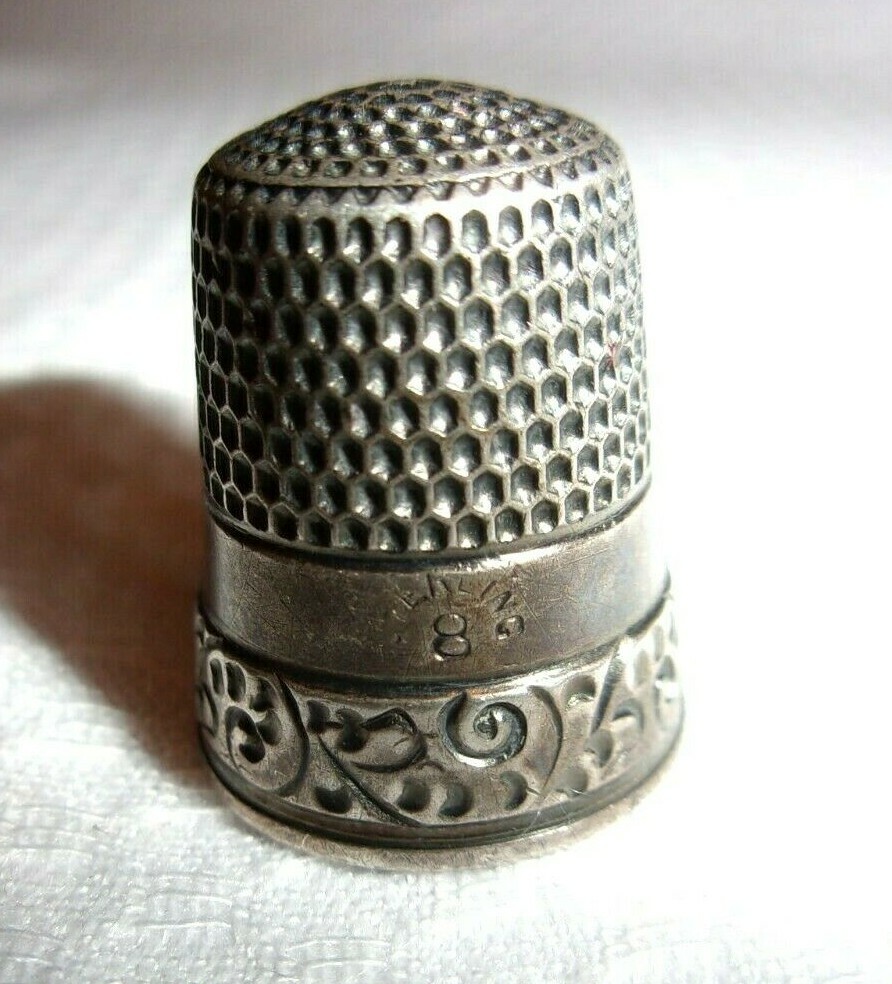 Antique Sterling Silver Thimble