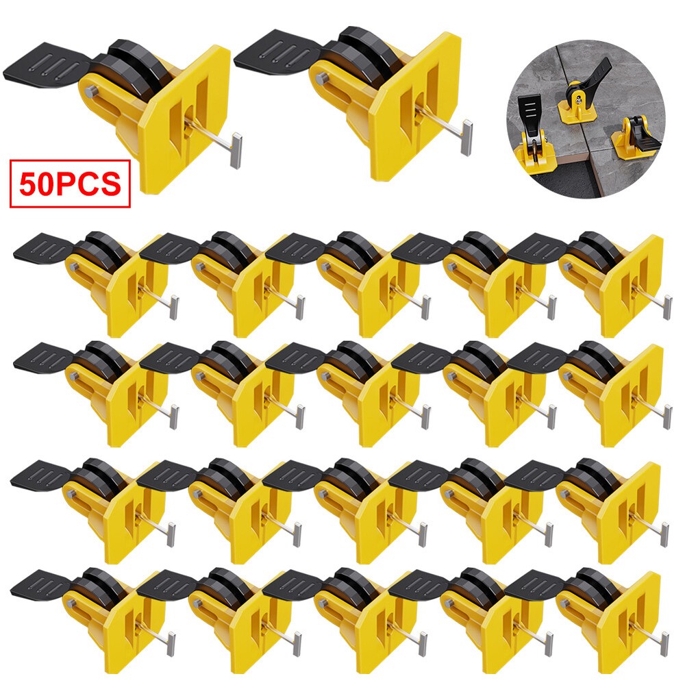50-200PCS Tile Leveling System Kit Reusable Tile Spacer Wall Floor Clips tool