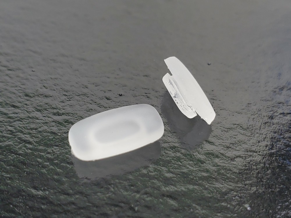 Universal Slip-in Rectangular Nose pad Sunglasses Replacement 13mm x 7mm Aviator
