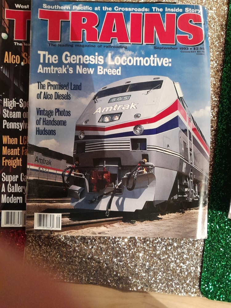 Trains Magazine Lot 1993 9 Issues