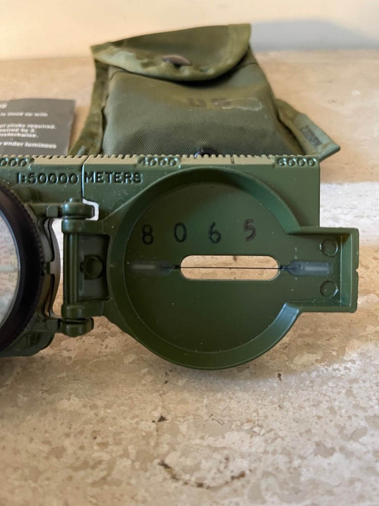 Camenga Phosphorous Military Compass U.S.