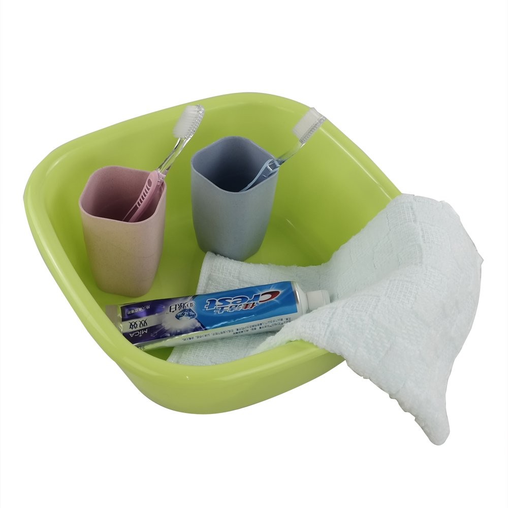 8 Quart Plastic Small Wash Basins 4pack