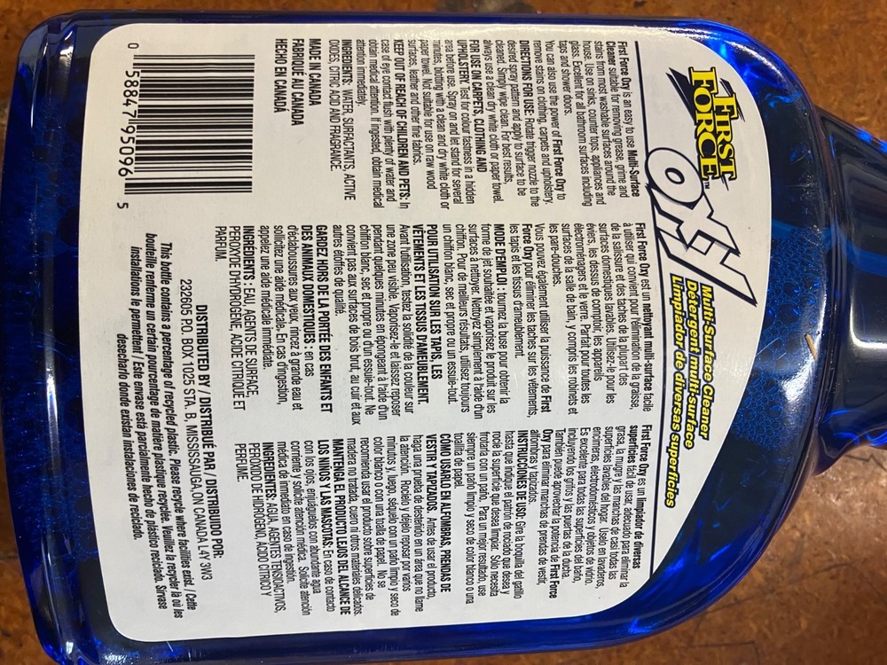 OXY CLEAN First Force Oxy Multi-Surface Cleaner Spray 32 fl oz (946 mL)