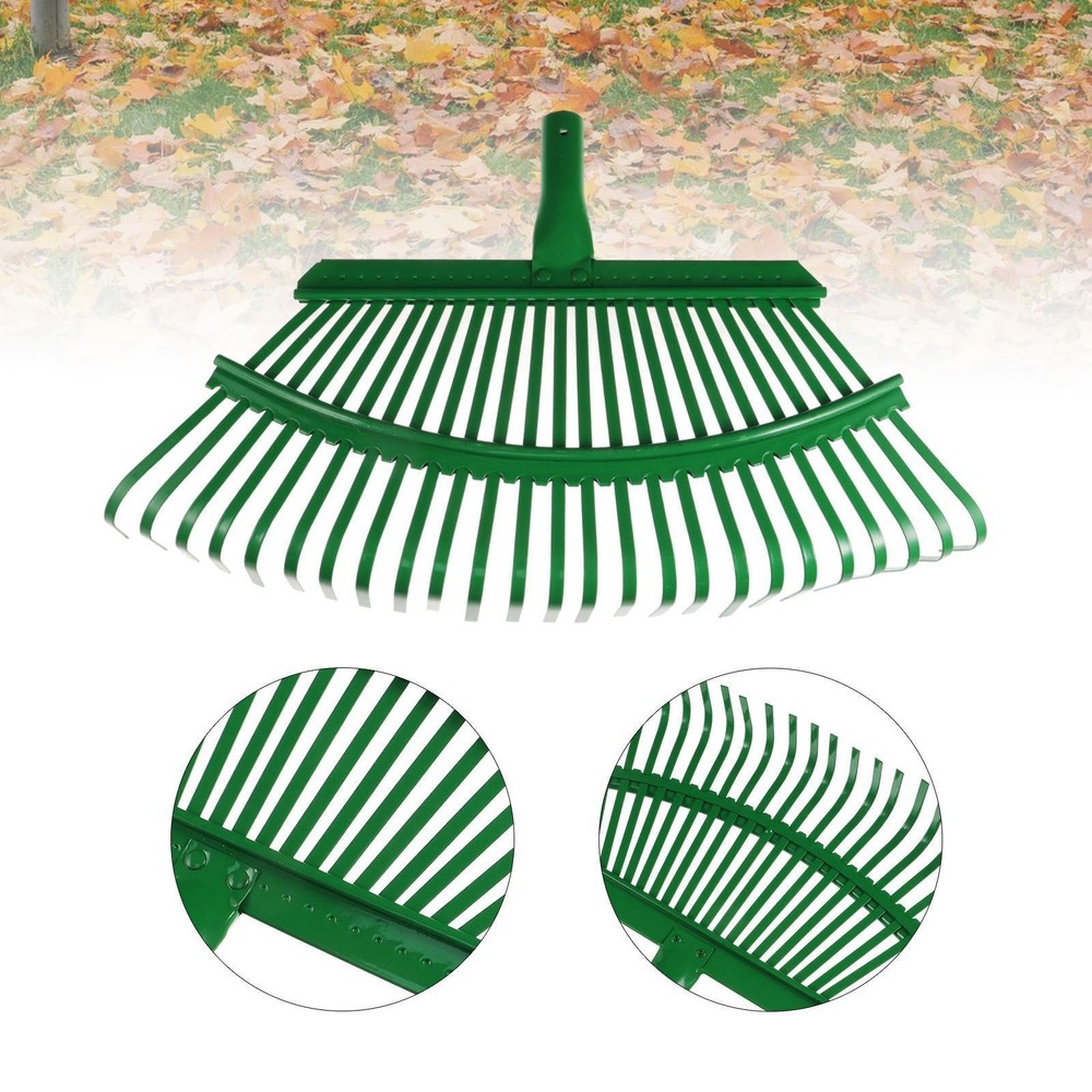 Thatching Leaf Rake Head Garden Rake Head Lightweight High Carbon Tool for