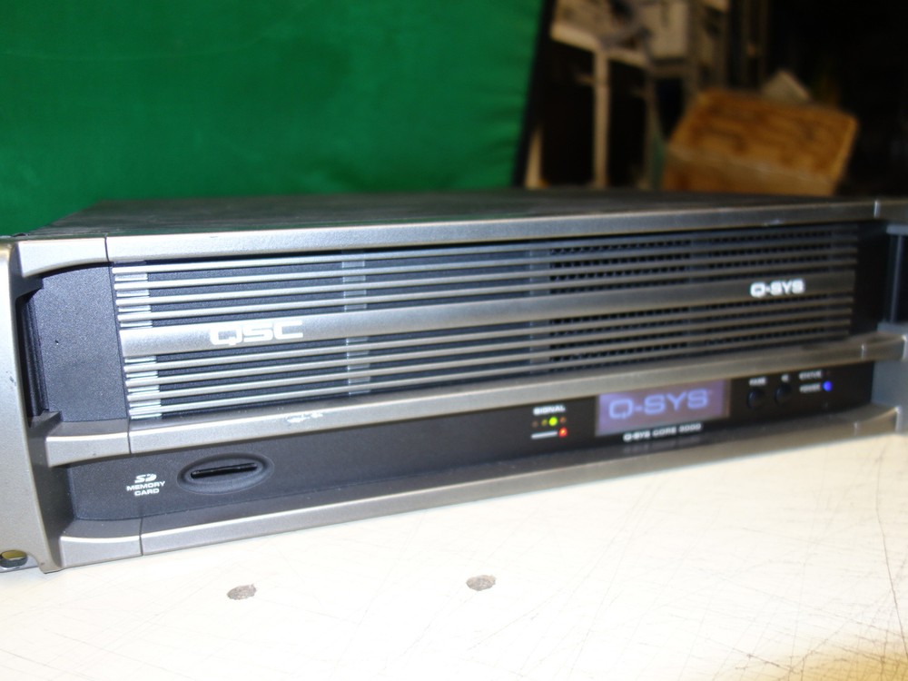 QSC Q-Sys Core 3000 Digital Audio Processor