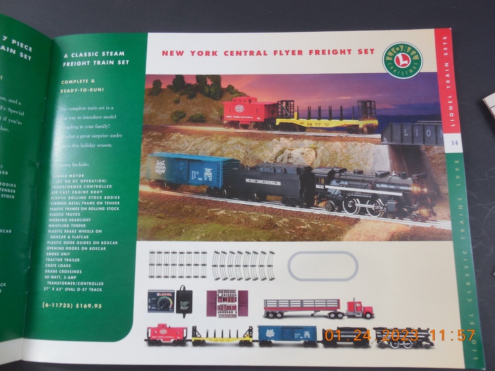 Lionel Model Railroading Catalog 1998
