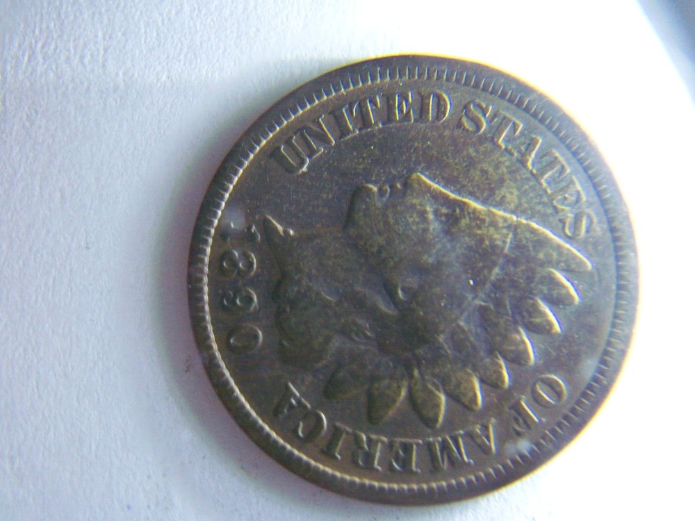 A NICE HIGHER GRADE 1890 INDIAN HEAD PENNY