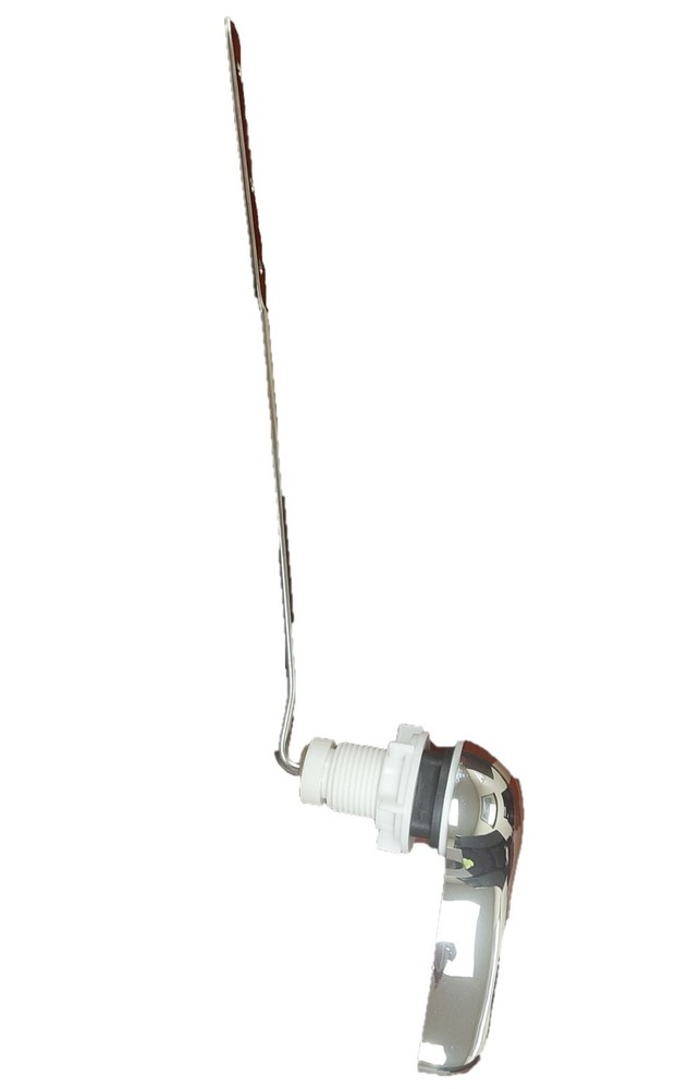 3-inch Front Mounted Flush Handle, Chrome (7.5-inch steel rod)