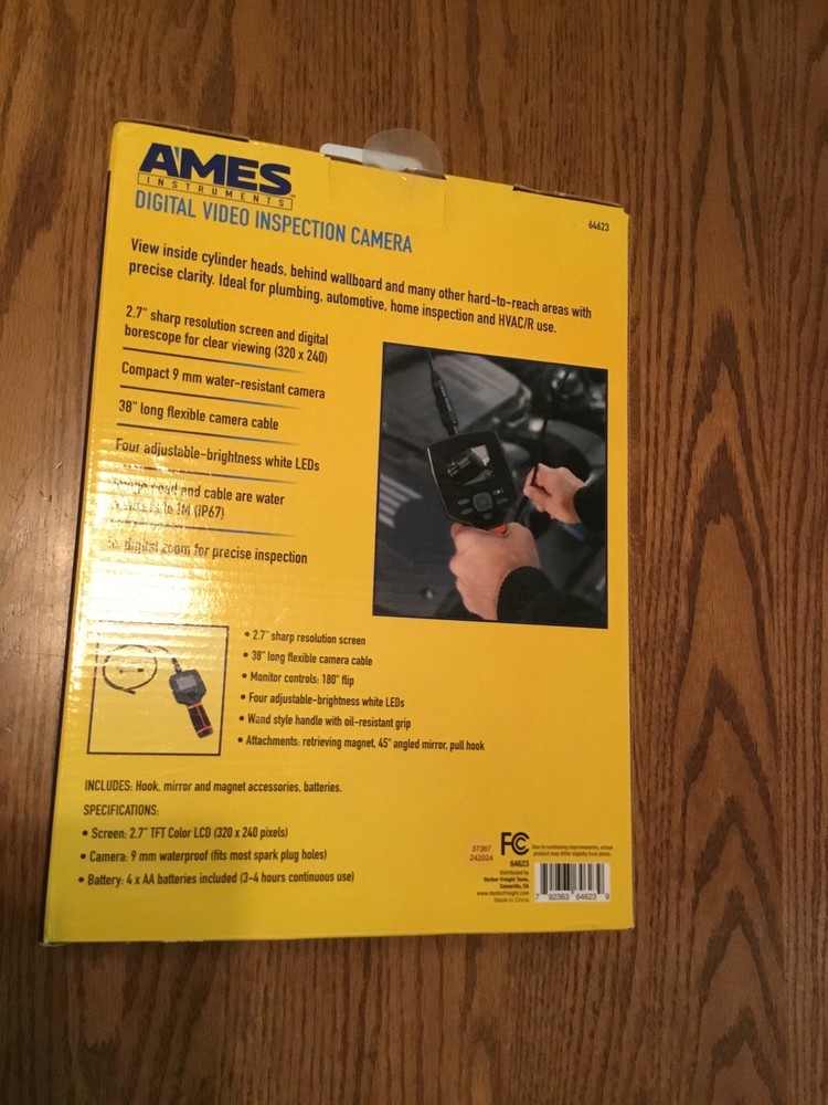 Ames Digital Video Inspection Camera New