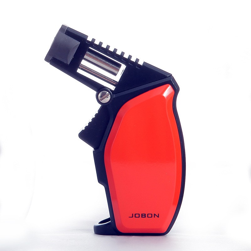Refillable Gas Lighter Pistol Shape Lighter Windproof Torch Lighter for Cigar
