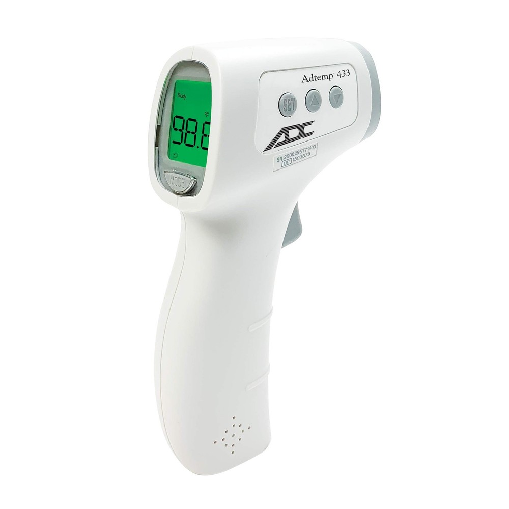 ADC Adtemp 433 Non-Contact Infrared Trigger-Style Screening Thermometer