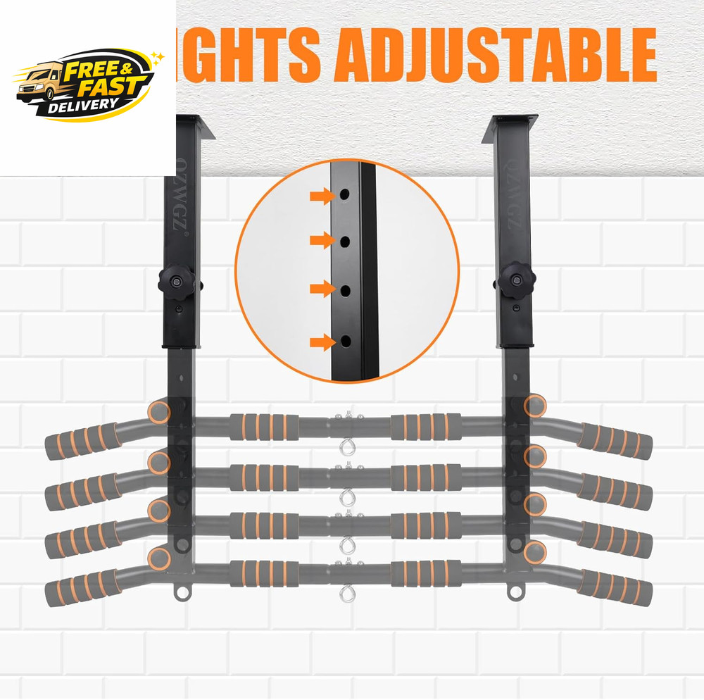 Height Adjustable Pull up Bar, Heavy Duty Pull up Bar, Barmount, Ceiling Mount,