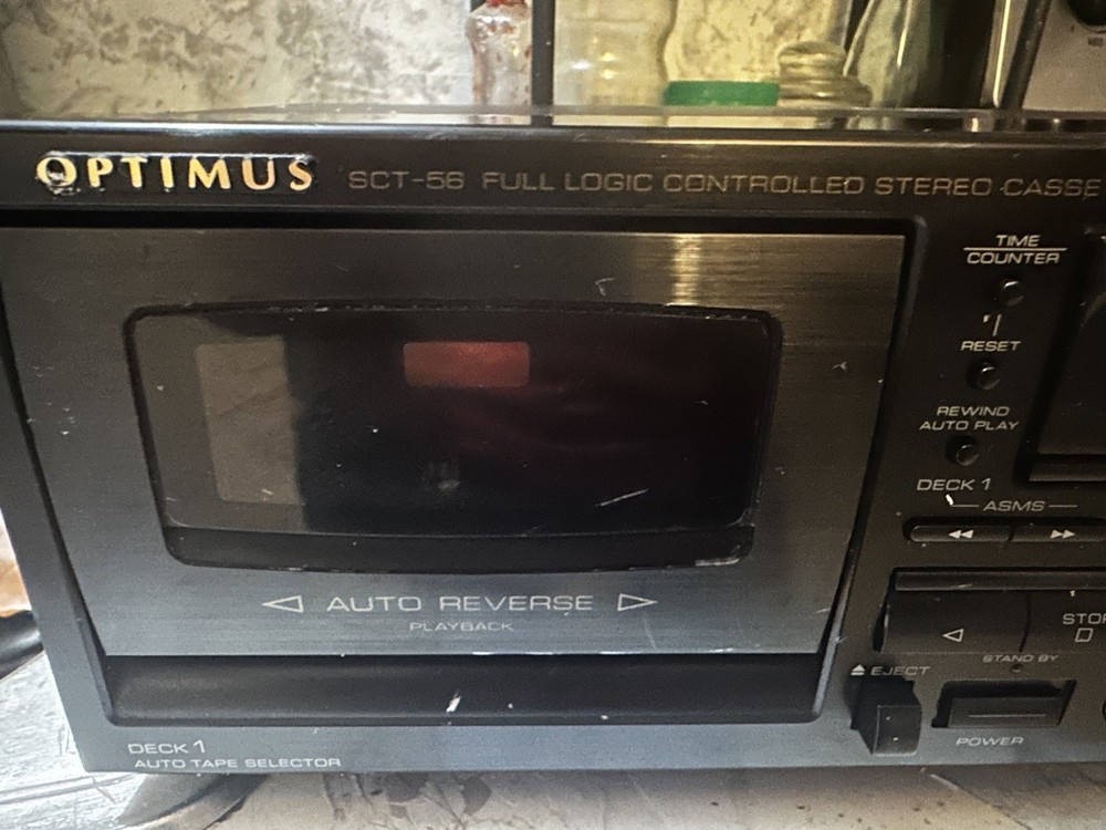 Optimus SCT-56 Stereo Cassette Deck