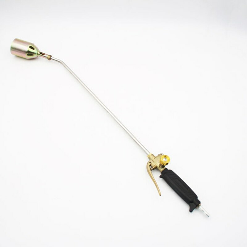 Propane torch weed burner, three valve blowing torch with hose adjustable flame