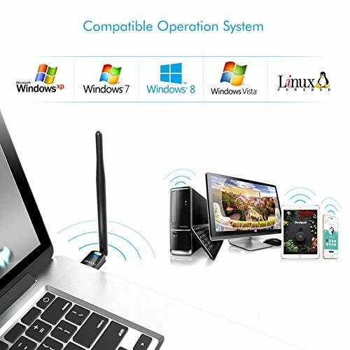 USB WIFI ADAPTER for PC Computer Wireless Network Dongle High Gain Antenna