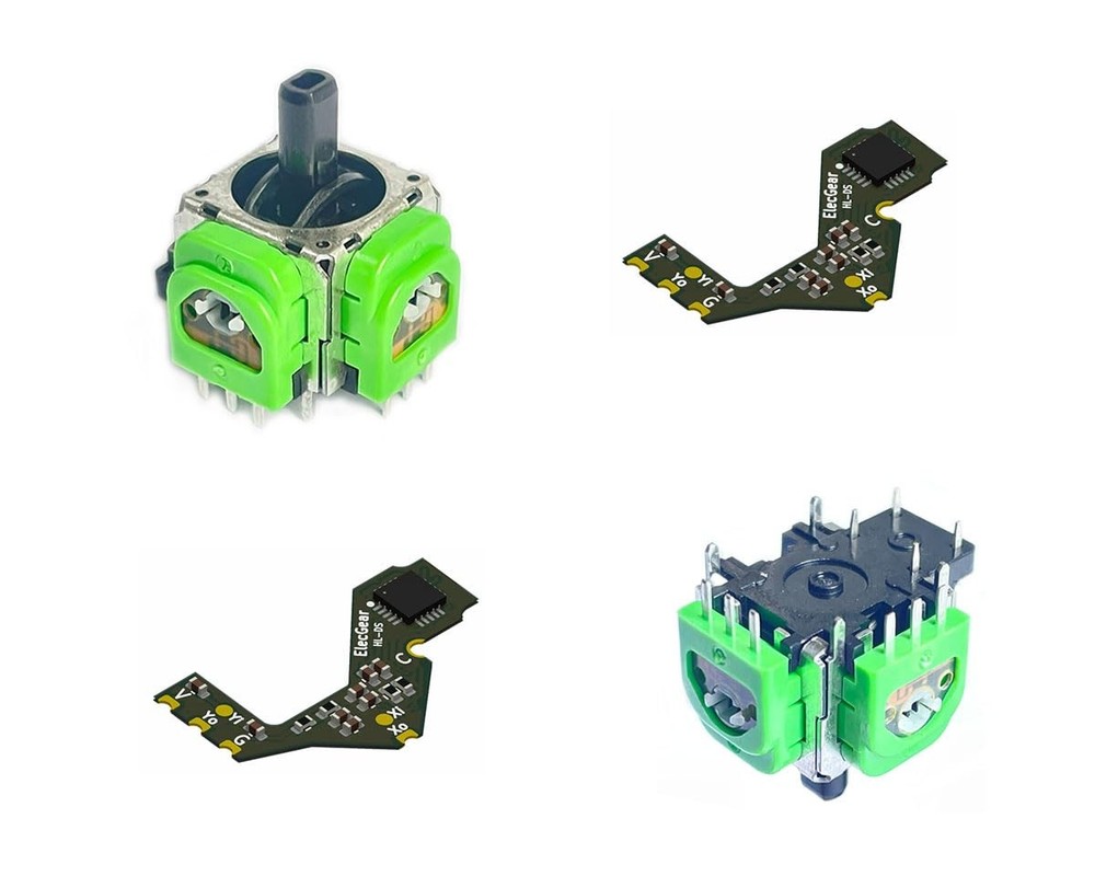 Hall Joystick Kit for DualSense PS5 Controller, 2X Hall Effect Control Stick ...
