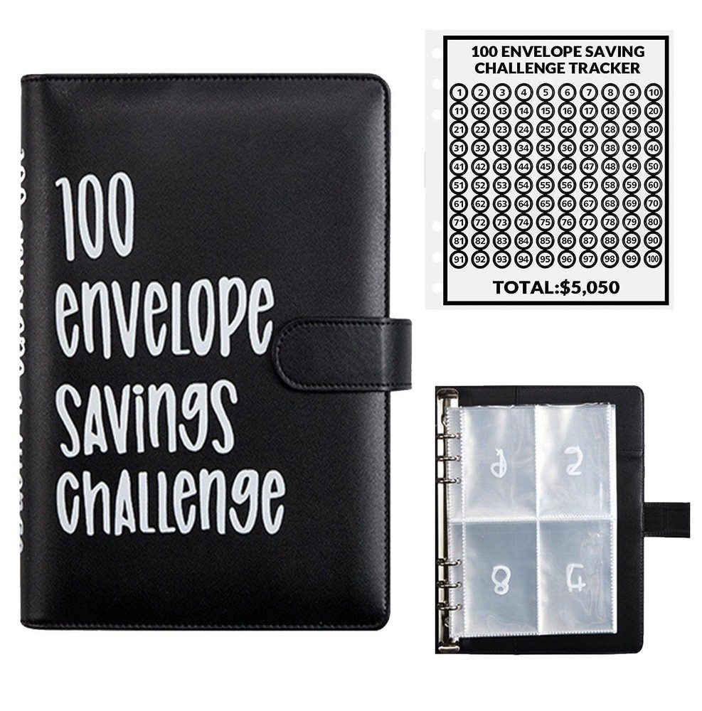100 Envelopes Money Saving Challenge, 100 Envelope Challenge Binder, Easy and...