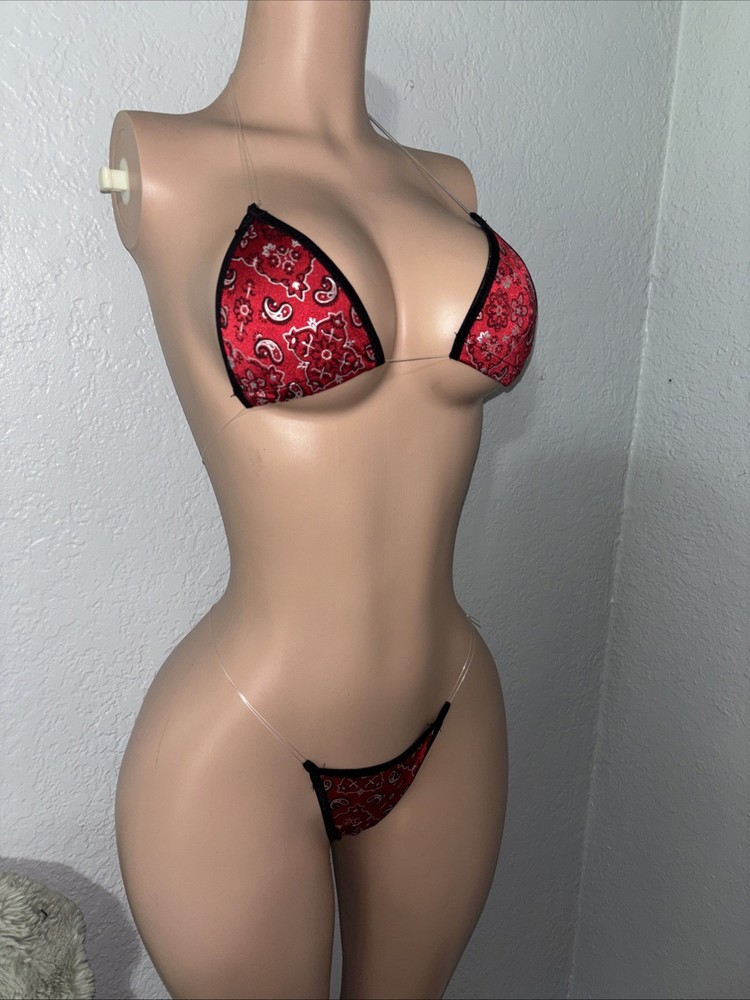 Exotic Dancewear Micro Bikini Thong Set