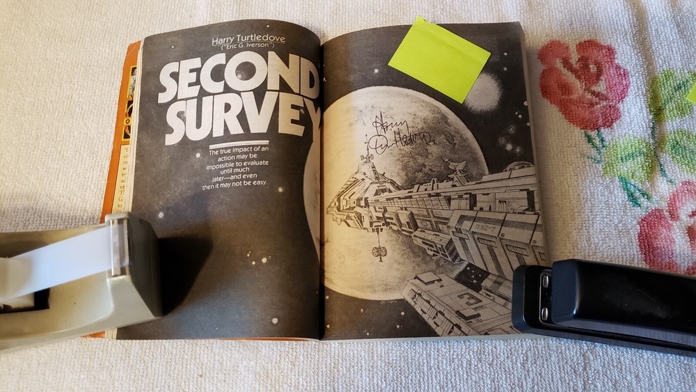 ANALOG SCIENCE FICTION - SCIENCE FACT JULY 1986 **SIGNED** -RH-