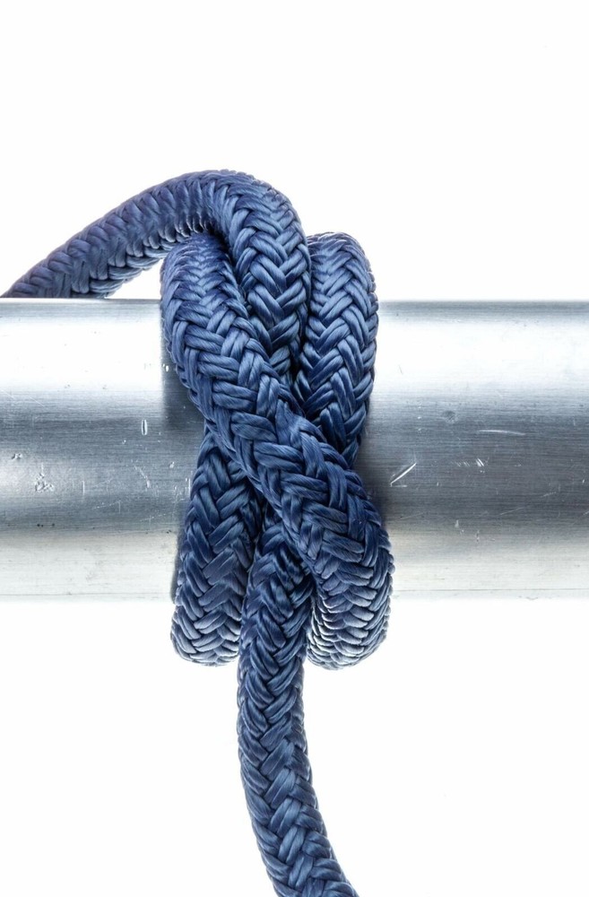 SEACHOICE Double-Braid Nylon Dock Line 3/8" x 15' 39831 Navy