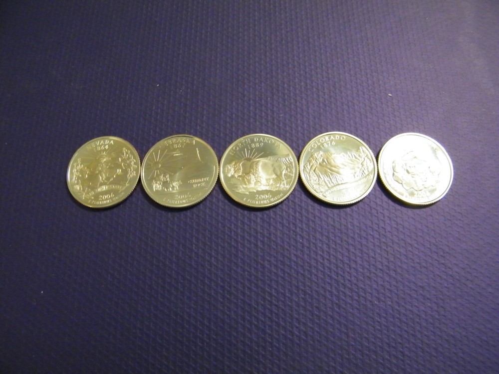 1999-2009 S -40 Different Proof State Quarters Clad Roll some toning Read below