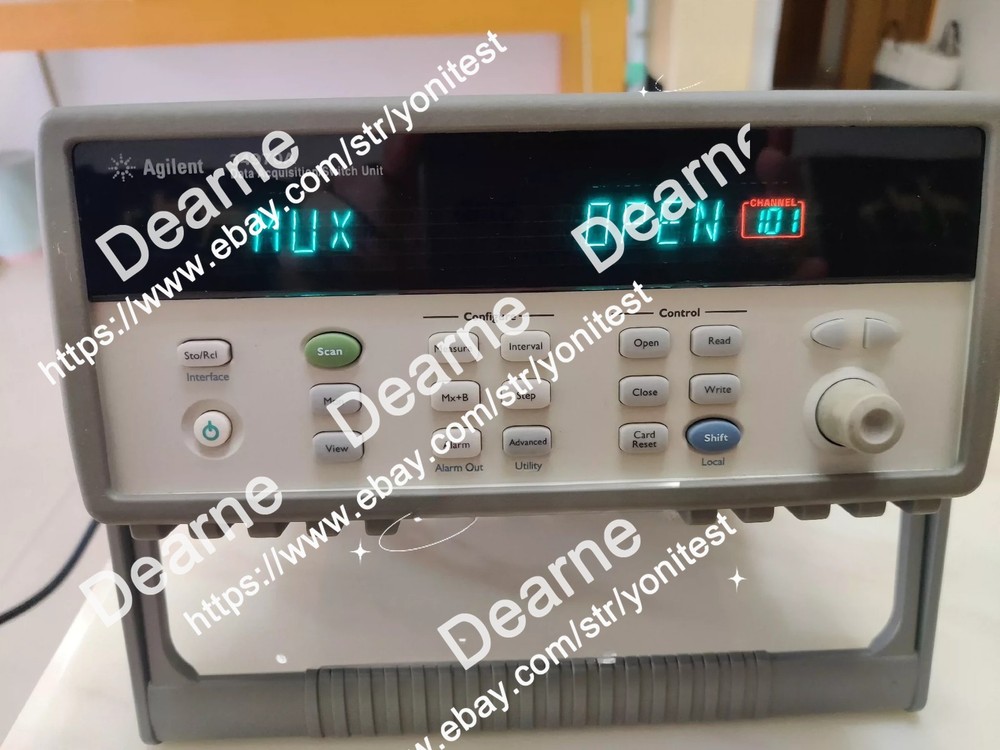 1 PCS Agilent - Keysight 34970A data acquisition/ switch unit #