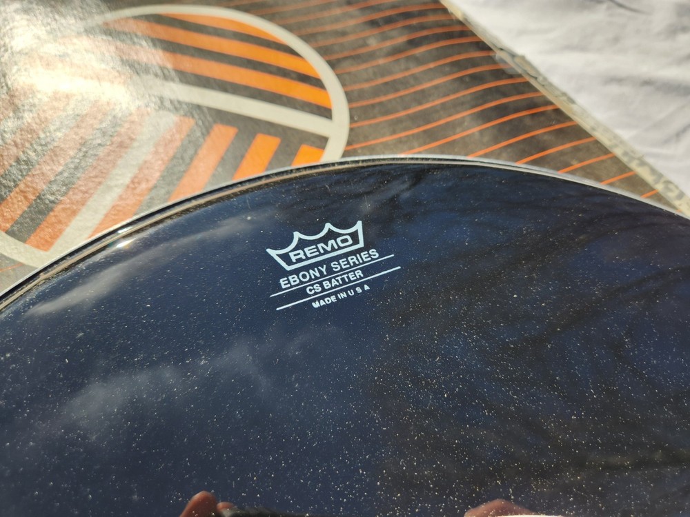 15" REMO Ebony Series CS Batter Drum Head NOS