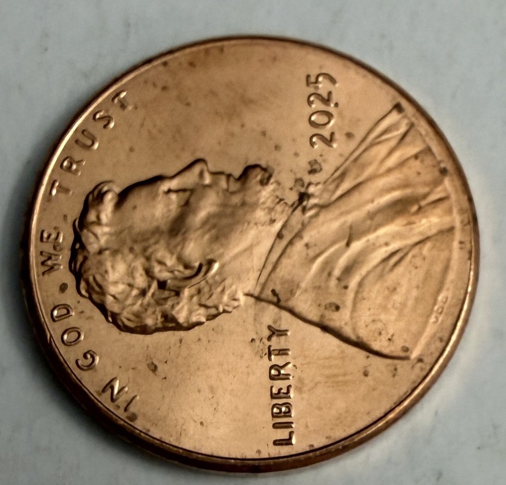 2025 Lincoln Shield Penny With Errors (#425)
