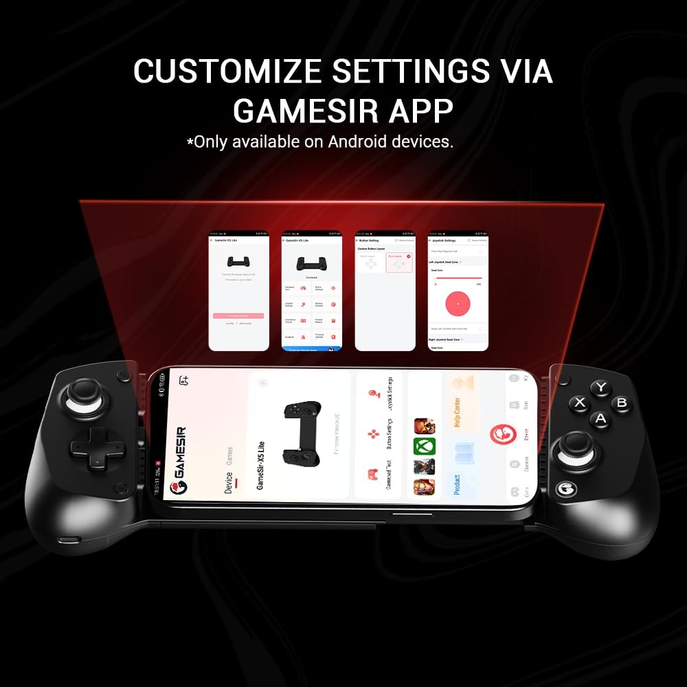 GameSir X5 Lite Mobile Game Controller iPhone Android USB-C Genshin Impact