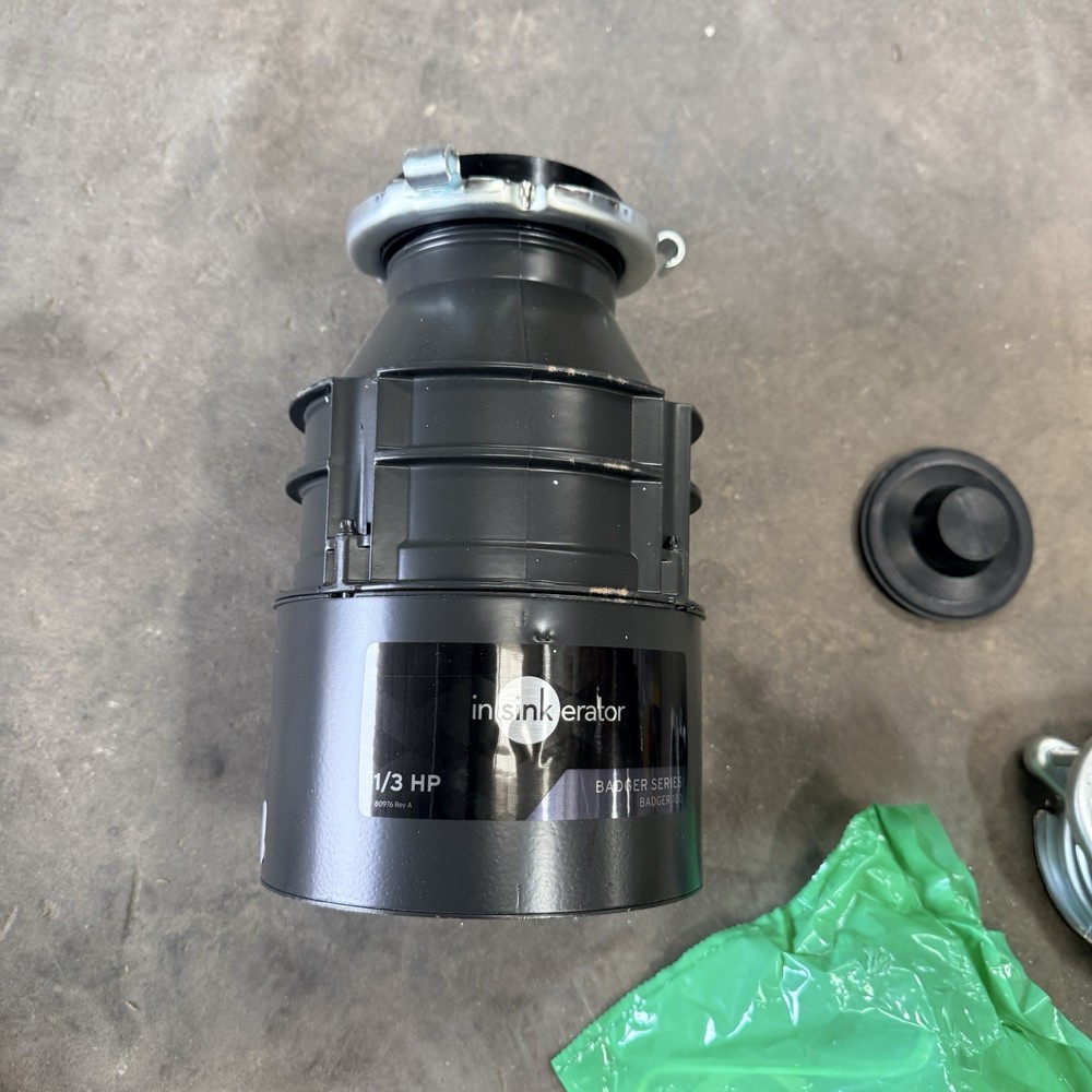 InSinkErator Badger 100 Continuous Feed Garbage Disposal 1/3HP