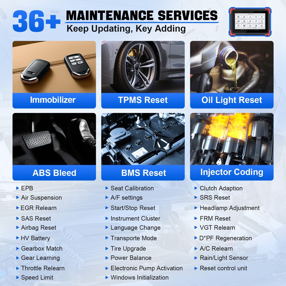 XTOOL D7 OBD2 Full System Diagnostic Tool Bidirectional Scanner Key Programmer