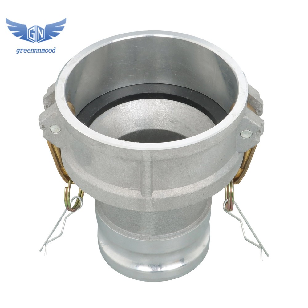 Type DA 4’’ Female × 3’’ Male Cam and Groove Hose Fittings Aluminum Reducer