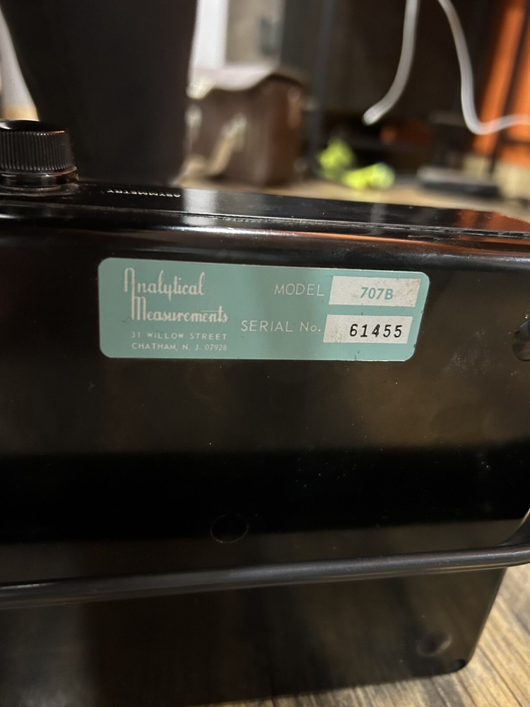 Analytical Measurements PH Model 707B with caring case