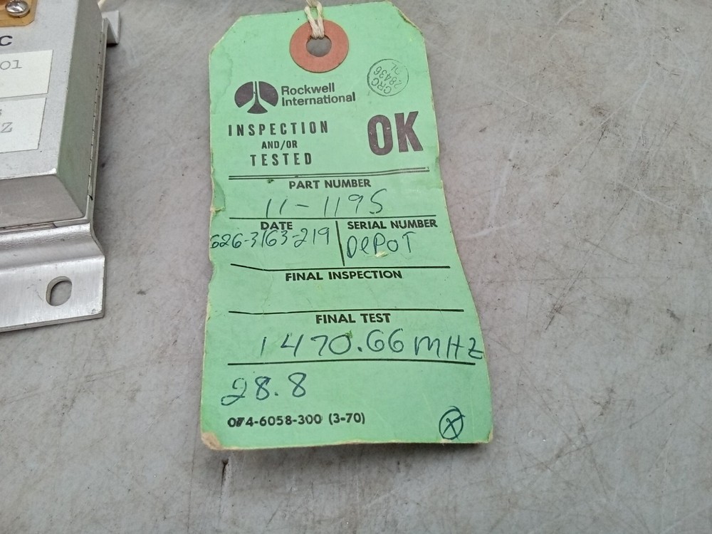 5 QTY COLLINS / UHF AMP / - FILTER - MODULE ????