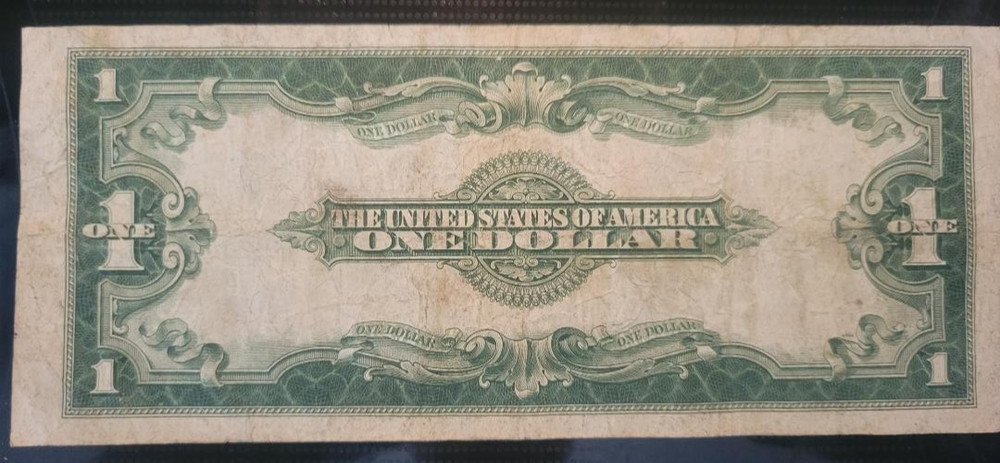 1923 $1 “HORSEBLANKET” SILVER CERTIFICATE NOTE *SPELLING/WHITE*
