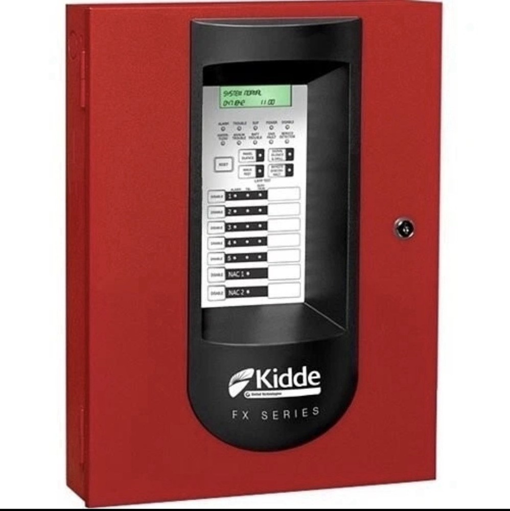 Kidde FX-5R Fire Alarm Panel Red