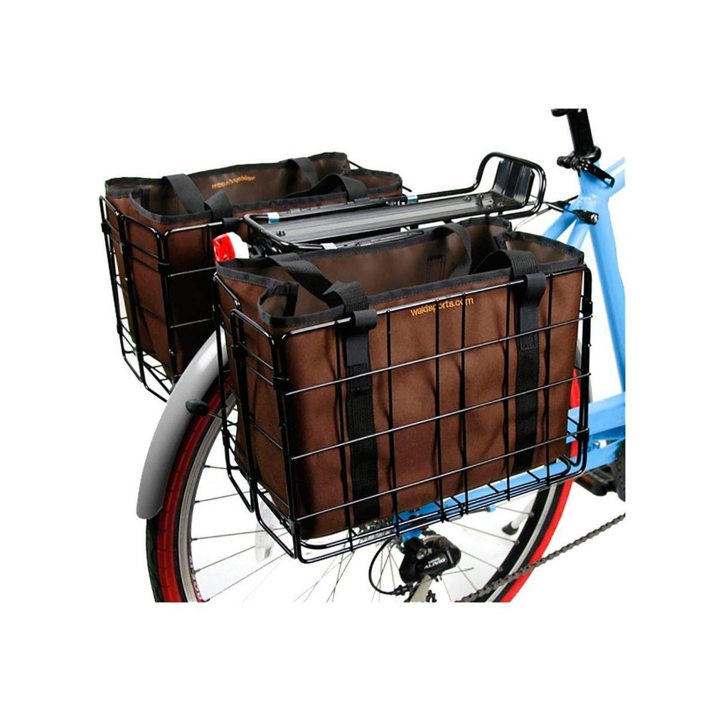 Wald 582 Folding Rear Bicycle Basket Black