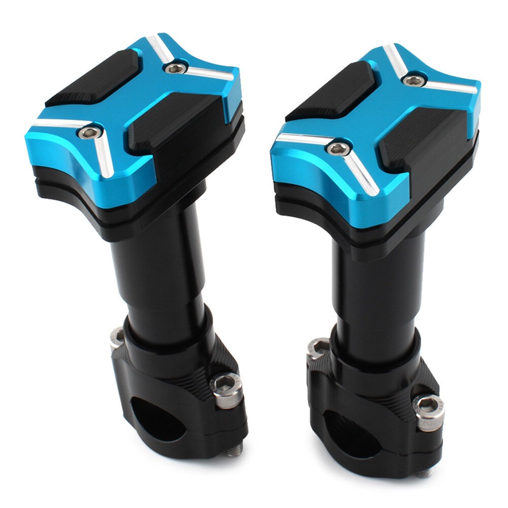 Engine Crash Bar Guard Frame Protector Modified Universal 22mm-30mm Light Blue