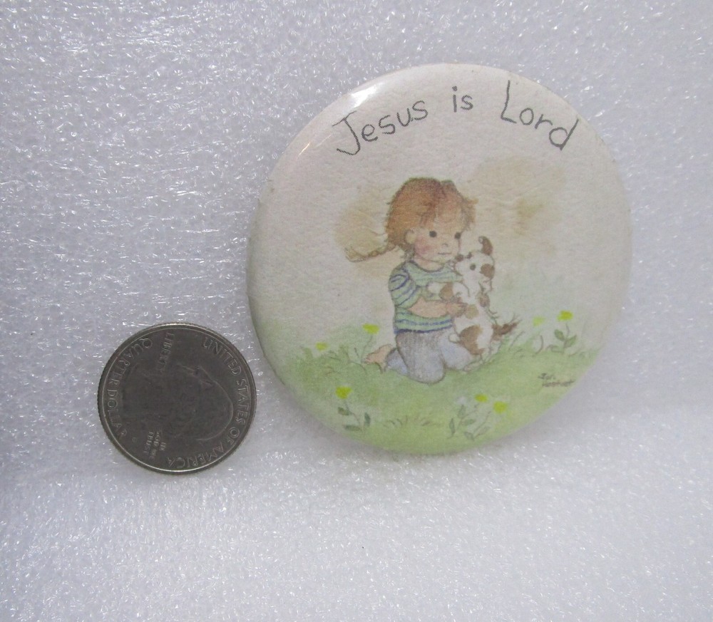 Jesus Is Lord Button Pin