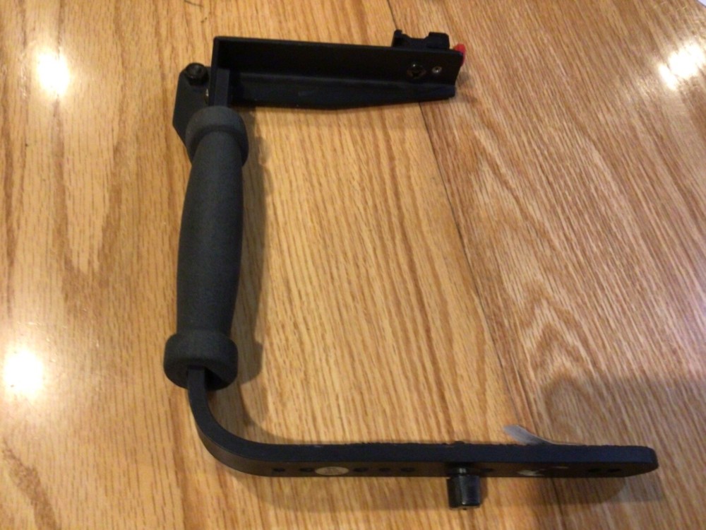 Camera C Bracket Mount with Grip C-Bracket Flash Cold Shoe Mount