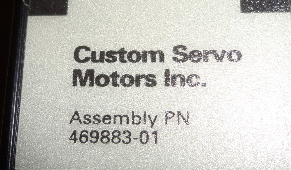 CUSTOM SERVO MOTORS 469883-01 QUAD ENCODER SERVO MODULE 46988301 NEW