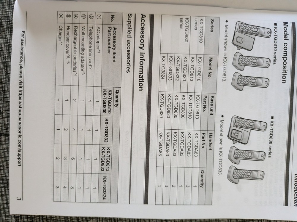 Panasonic Cordless Phone with Answering Machine, Advanced Call Block