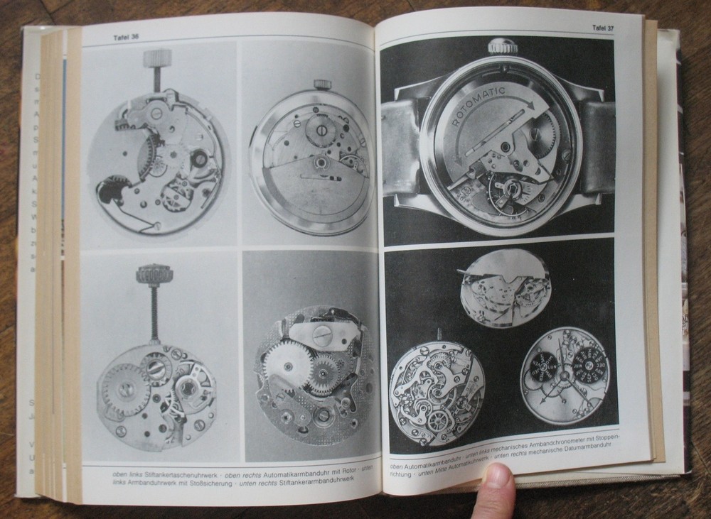 German Book Clock WATCH Design Construction Technology Assembly timekeeping Old