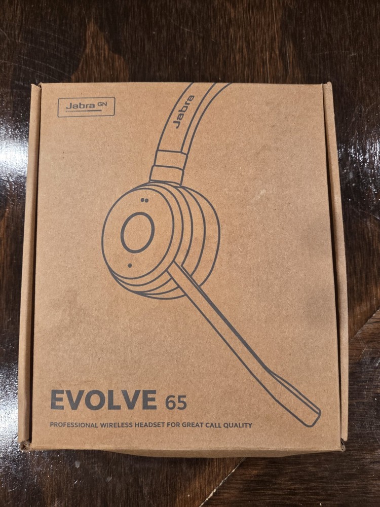 Jabra Evolve 65 TE Wireless Mono Headset On-Ear w/ Mic | Black (Bluetooth)