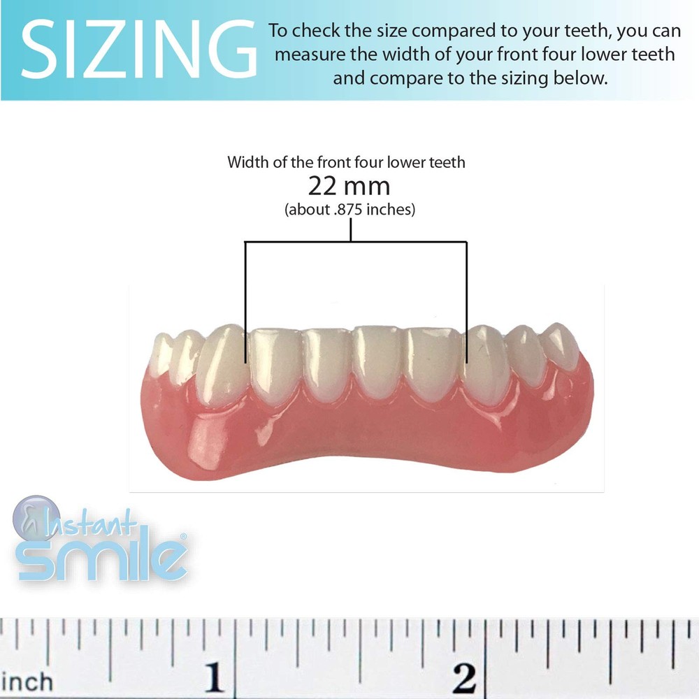 Instant Smile Handmade Bright White Lower Veneer