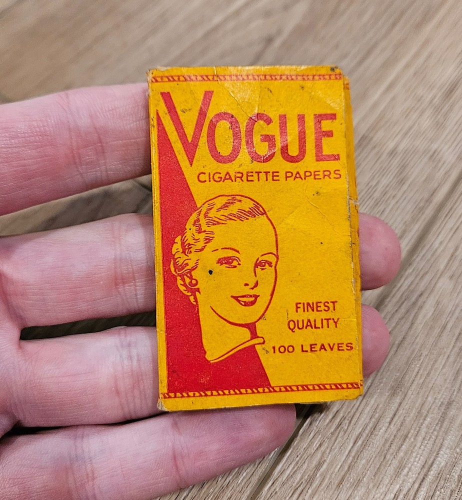 Vintage Vogue Cigarette Rolling Papers Pack Made in Canada