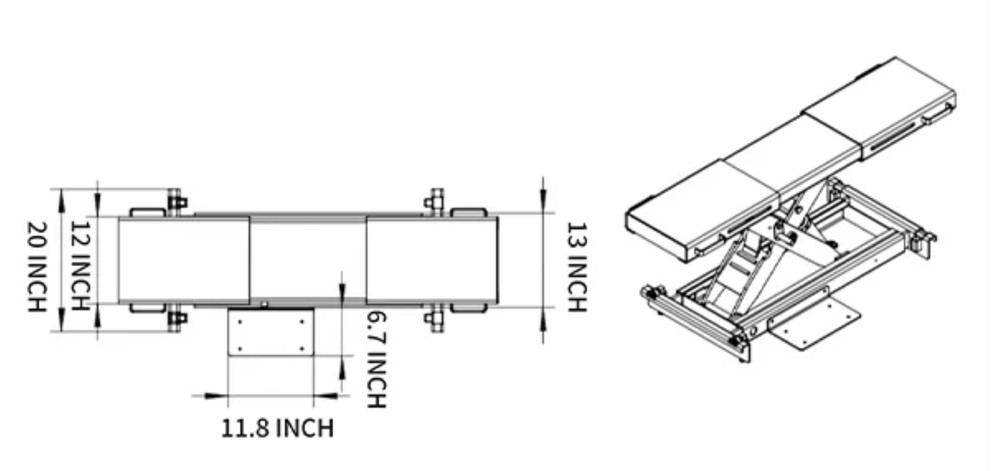 Rolling Jack 5000 lbs. Lifting Capacity