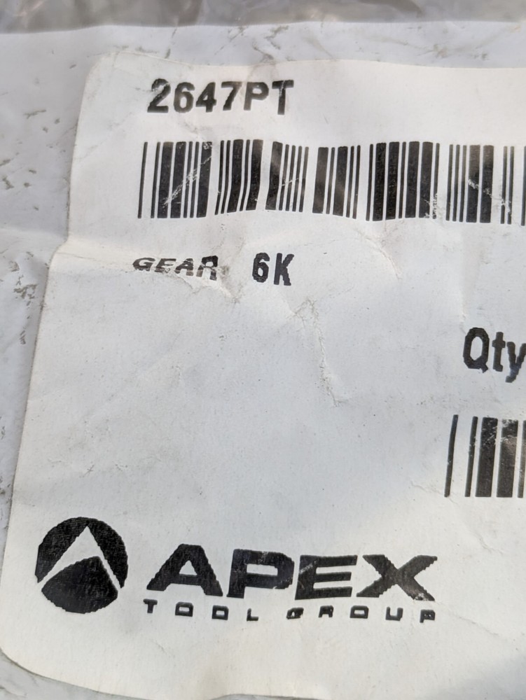 Apex (Dotco Type) gear 2647PT