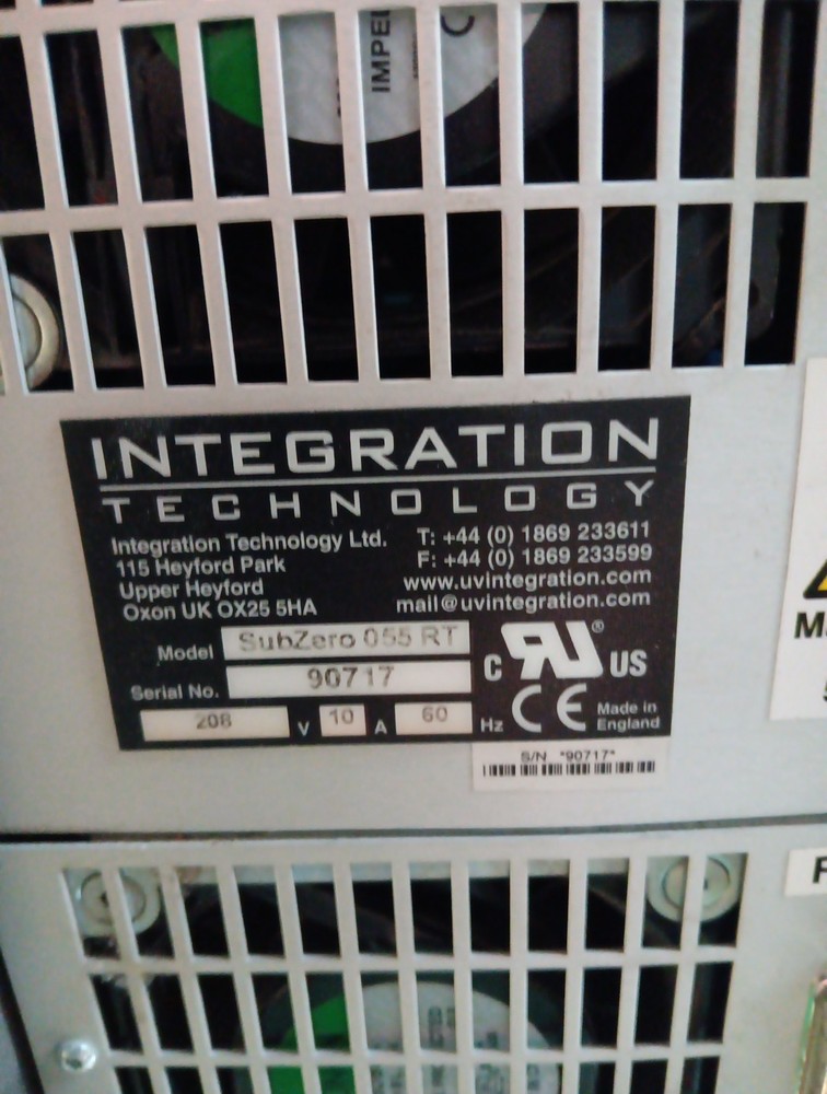 INTEGRATION TECHNOLOGY SUBZERO 055RT 208V 10A 60HZ COMPUTER