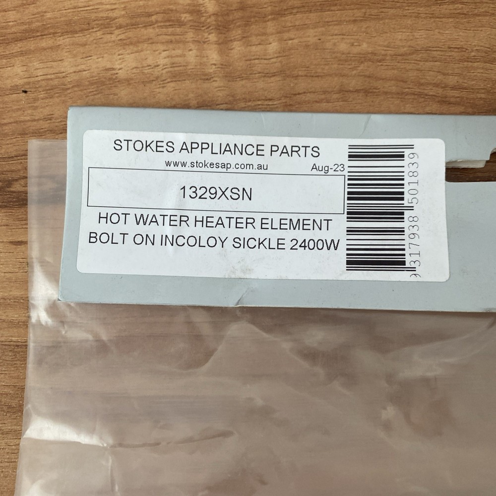 Stokes 1329XSN Water Heater Bolt-On Straight Element 2400W - 240V